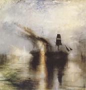 J.M.W. Turner Peace-Burial at Sea (mk09) painting